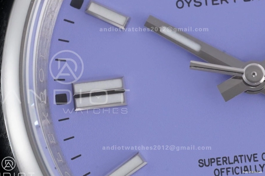 KRF 904L Dial Edition 962 Casual Lavender Best 1:1 126000 VR Oyster Steel Perpetual 36mm 0124